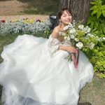 TikTokで話題の美女モデル・女優の久保乃々花さんがウェディングドレスを披露♡