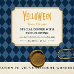 【丸ノ内ホテル】2日間限定！シャンパンを心ゆくまで贅沢に楽しむハロウィン「イエローウィン ヴーヴ・クリコ フリーフロー スペシャルディナー2023」