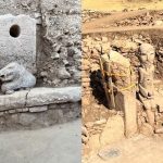 世界最古の遺跡の一つギョベクリテペとカラハンテペで顔料が施された等身大の猪像と先史時代最大の人間の彫像を発見