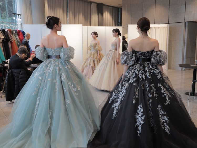 ウェディングドレス　イサムモリタ風 ⑅⃛ カクテルドレス ⑅⃛ B222(7-11T) #イサムモリタ