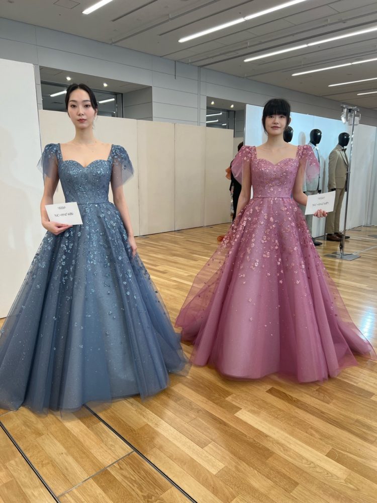 みっちさま専用★11号サイズ★アルファブランカ カラードレス 展示会レポ】2024年2月ALPHA BLANCA(アルファブランカ)の新作