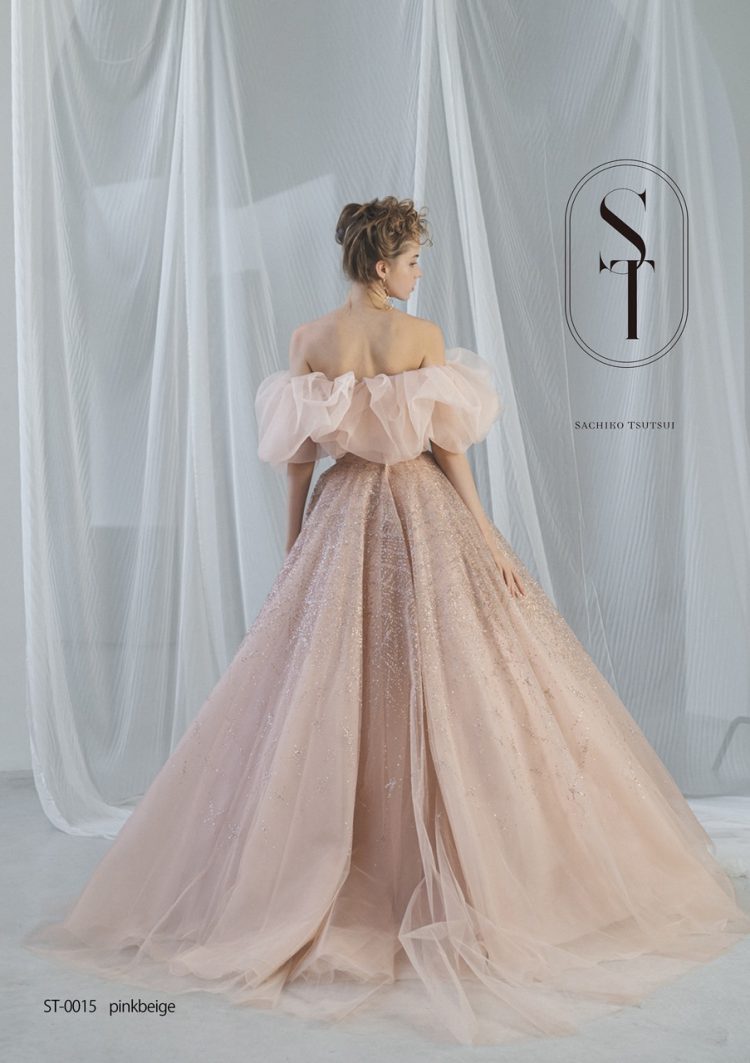 ピンク カラードレス　sachiko tsutsui風 NEWブランド】SACHIKO TSUTSUI新作ドレスが入荷いたします