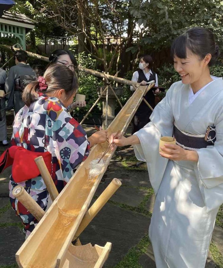 愛知の流しそうめん