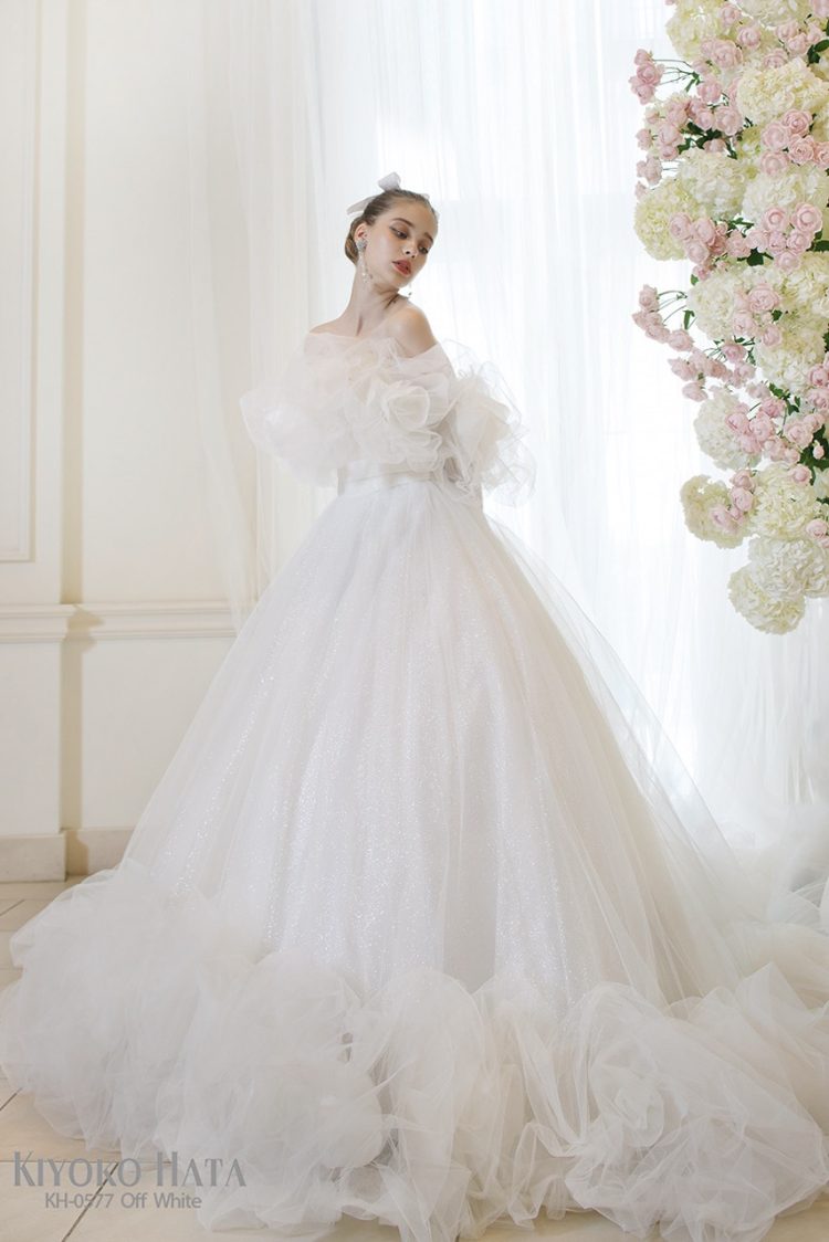 新作ドレス】KIYOKO HATA 8月展示会発表ドレス♡リボンの