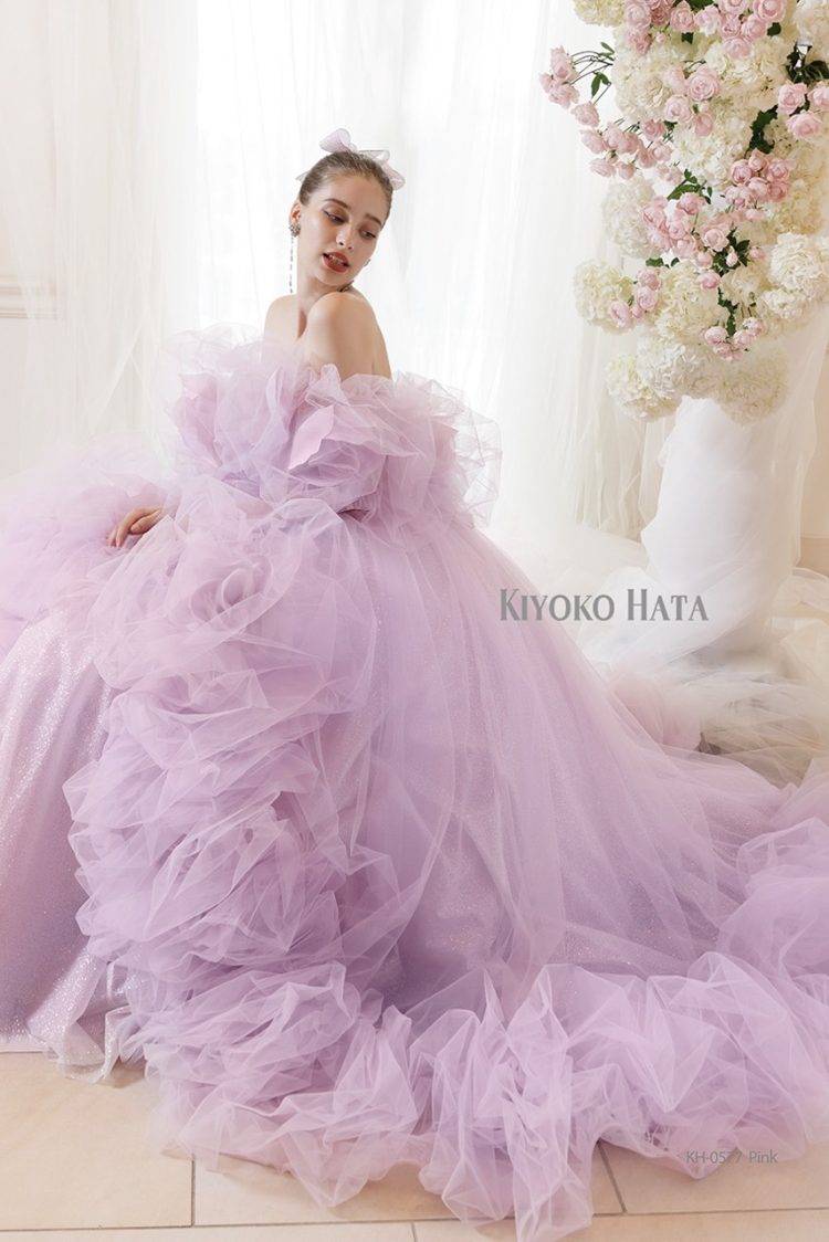 新作ドレス】KIYOKO HATA 8月展示会発表ドレス♡リボンの