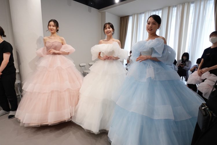 展示会レポ ISAMU MORITA(イサムモリタ)】2024年8月発表の新作ドレス