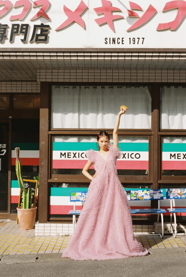 安斉星来 ウェディングドレス