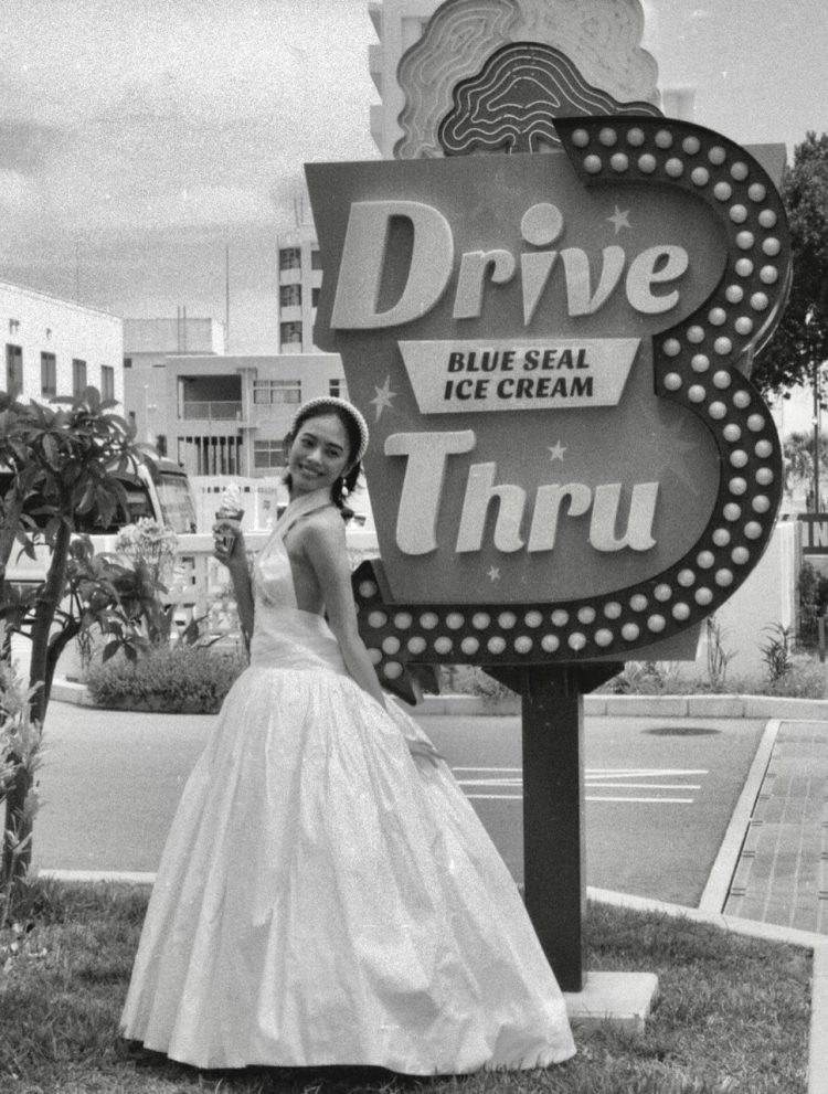 安斉星来 ウェディングドレス