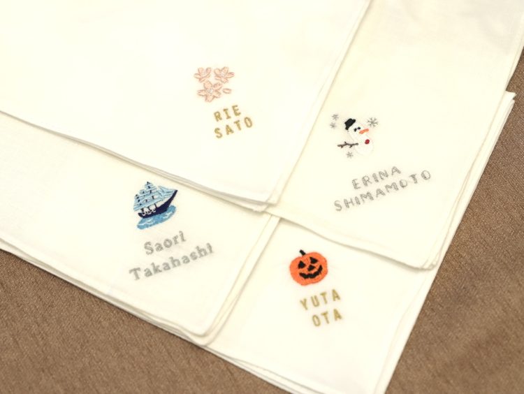 ハンカチ♡ハンドメイド オーダー 価格表 受付ページ 【公式通販】