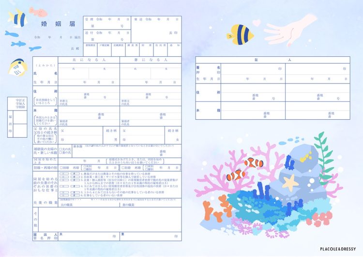 熱帯魚婚姻届