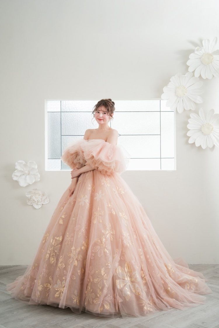 専用品【美品】SWEET GLITTER 高級ウエディングドレス 花柄 SWEET GLITTER高級ウエディングドレス9号11号13号M~LLサイズ編上げ