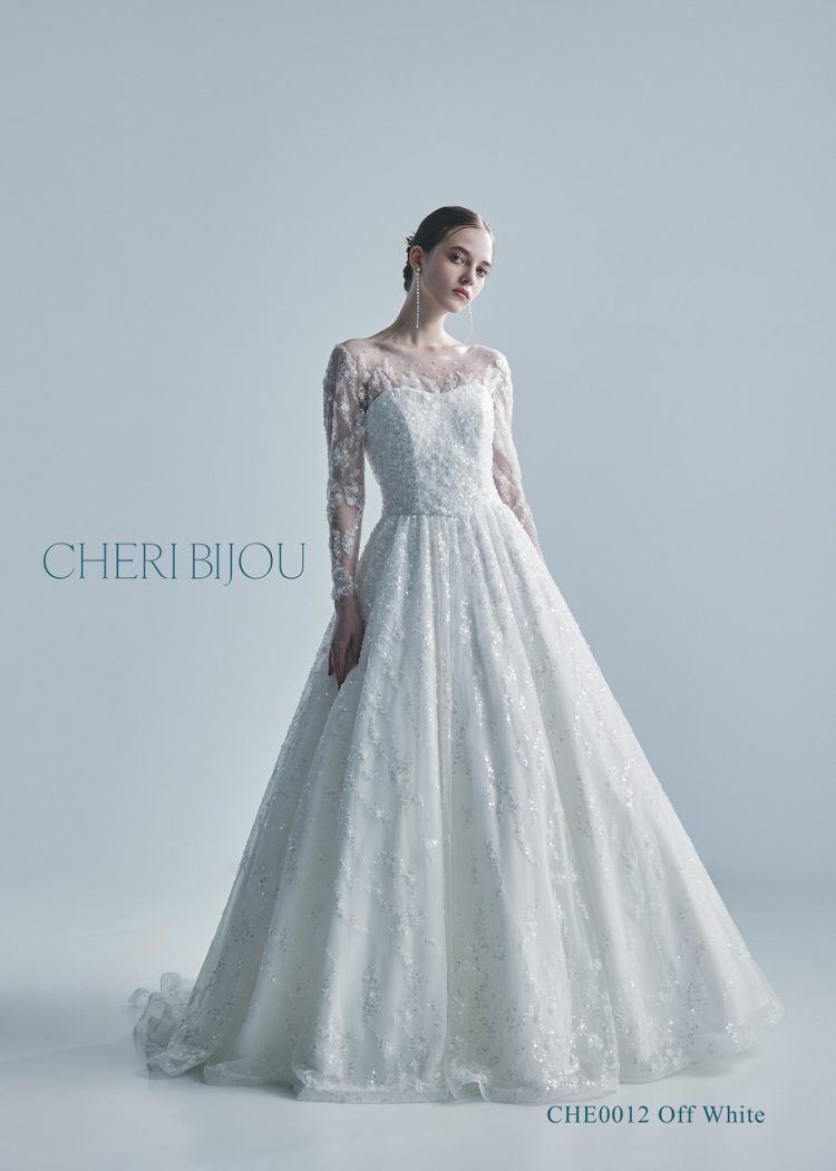 韓国テイストの新ブランドCHERI BIJOUウェディングドレス