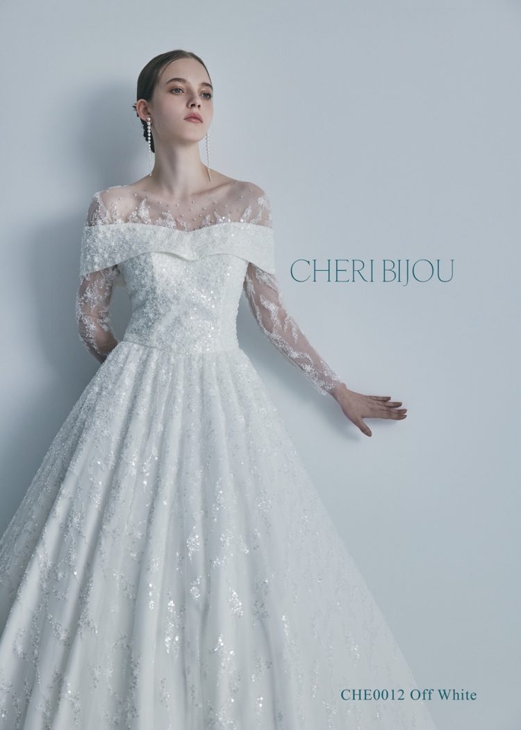 韓国テイストの新ブランドCHERI BIJOUウェディングドレス