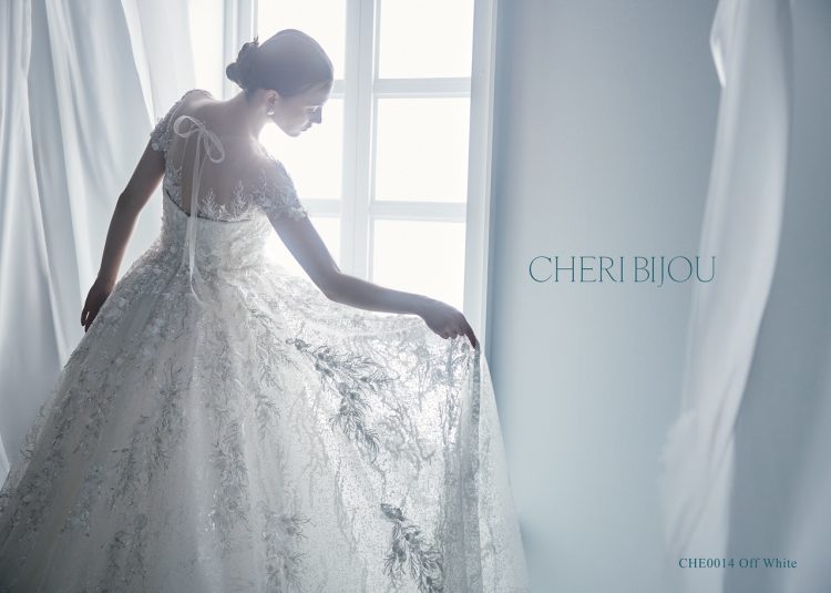 韓国テイストの新ブランドCHERI BIJOUウェディングドレス