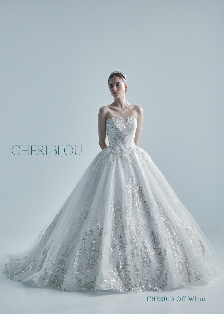 韓国テイストの新ブランドCHERI BIJOUウェディングドレス