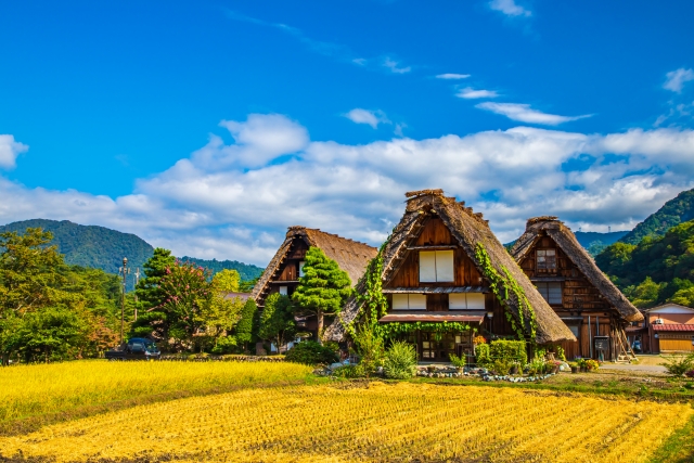 ドラマ最愛聖地　岐阜県白川郷