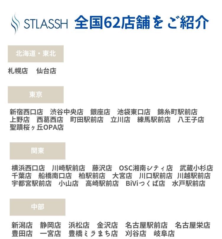 ストラッシュ　店舗名