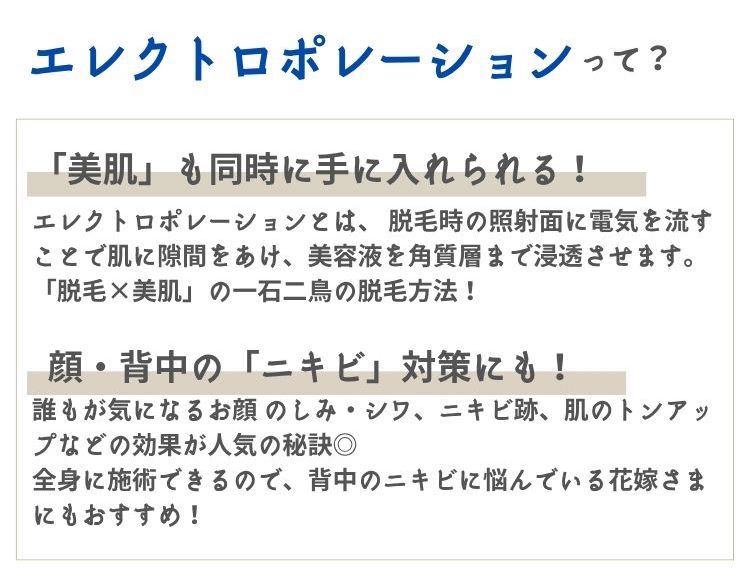 エレクトロポレーション 脱毛って?
