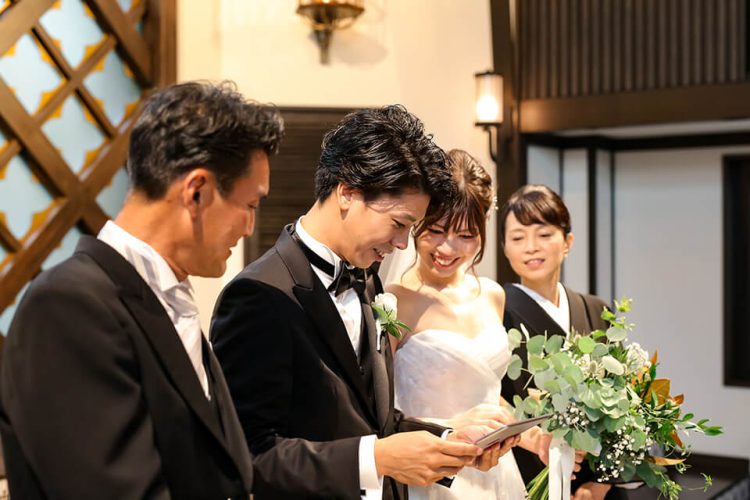 親族のみ 新郎 謝辞