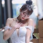 台湾の人気チアガールでモデルの林襄（リン・シャン）さんがウェディングドレス姿を披露！