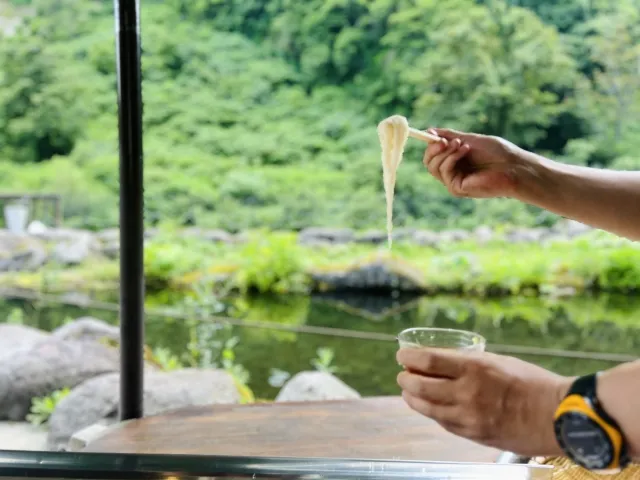 岐阜 流しそうめん