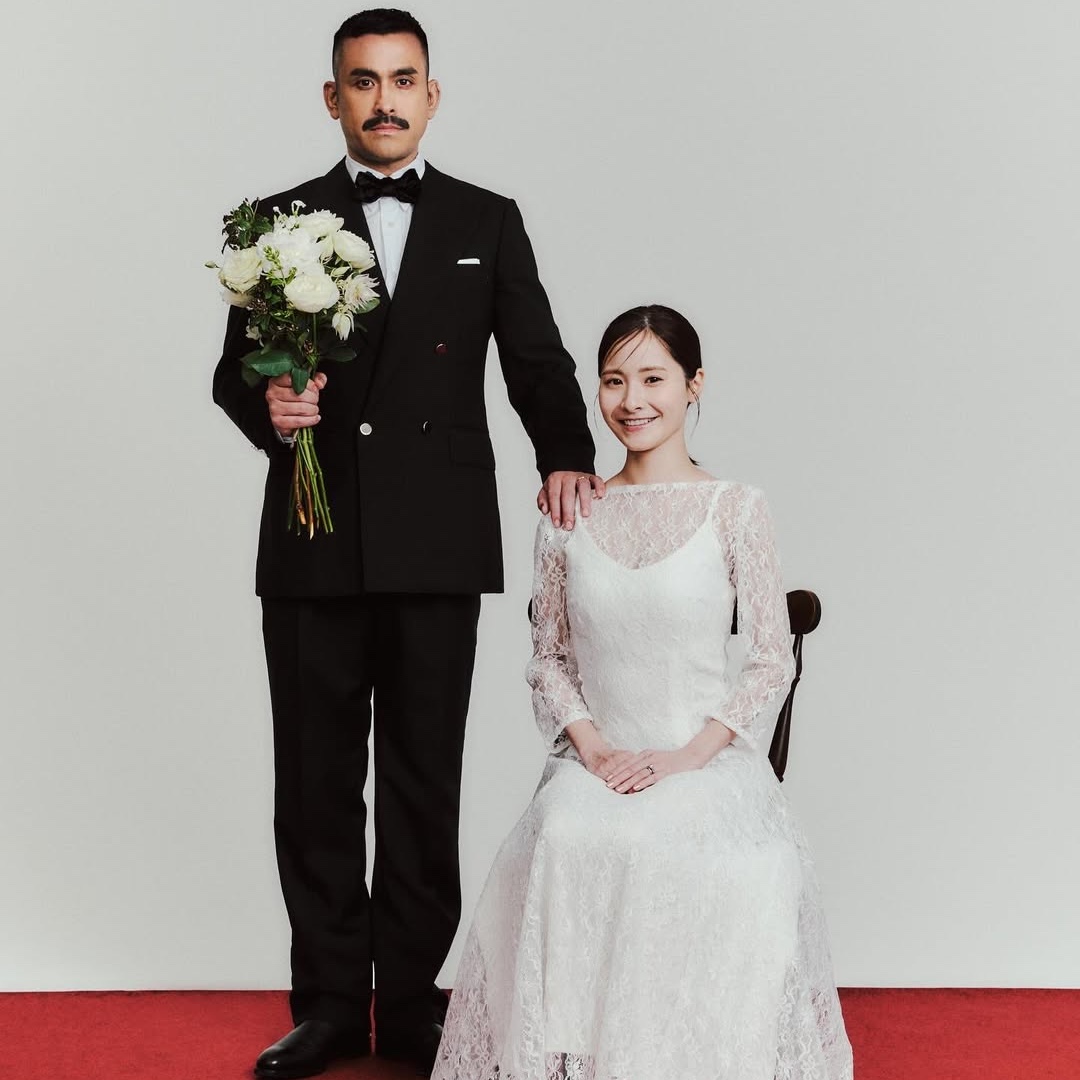 植野行雄　比嘉梨乃　結婚