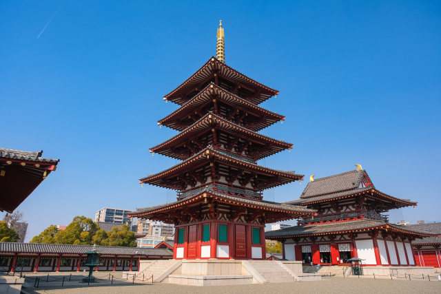 大阪　御朱印　四天王寺