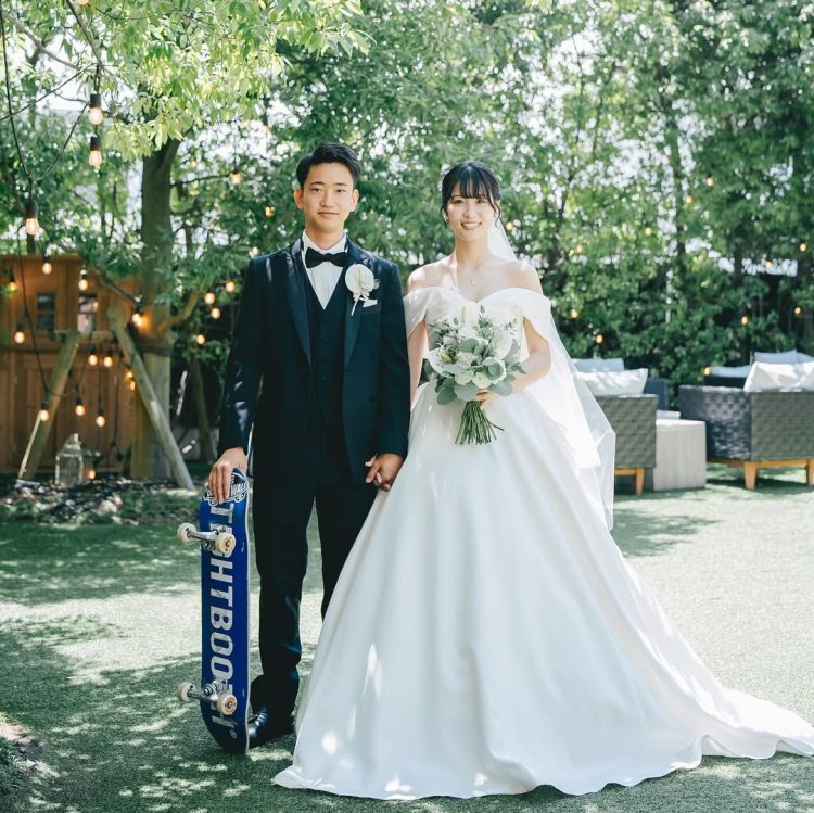 小西凜玖さんと西村碧莉さん結婚