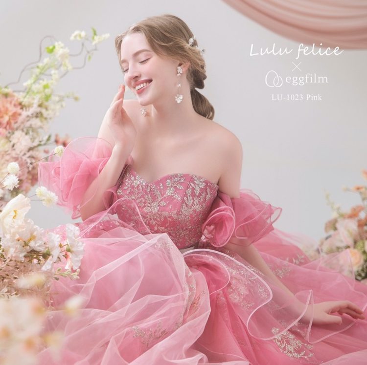 ルルフェリーチェとエッグフィルムコラボドレス