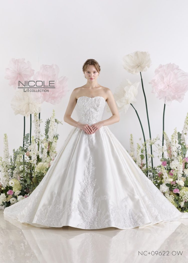 【6/30まで大幅値下げ】ニコル　ウェディングドレス NICOLE - 407,000円▶︎大幅値下げ☆NICOLE 3WAY ウエディング