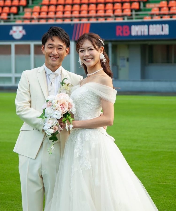 谷内田哲平選手　佐藤由菜　結婚