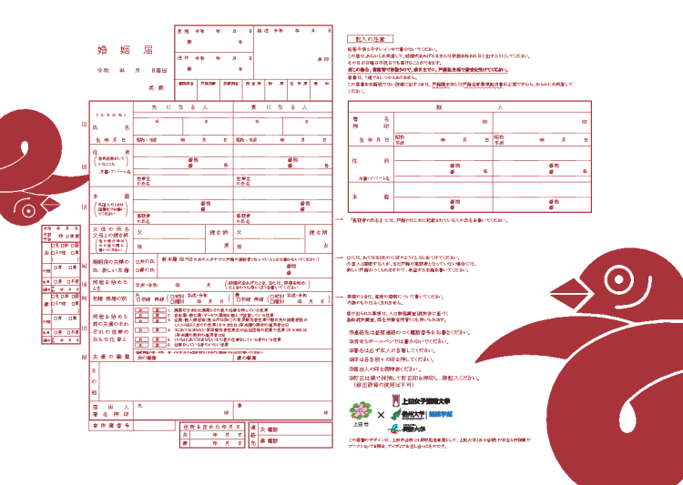 ご当地婚姻届