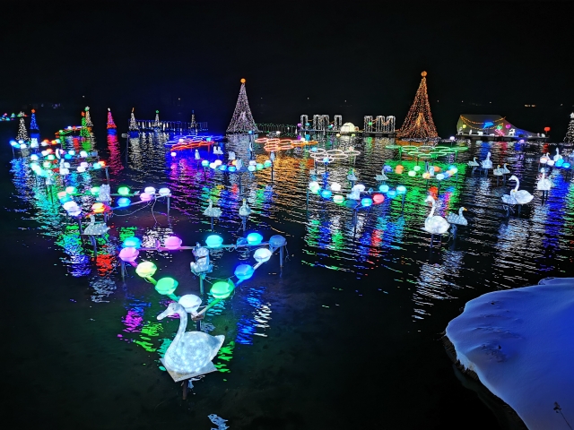 榛名湖 イルミネーション