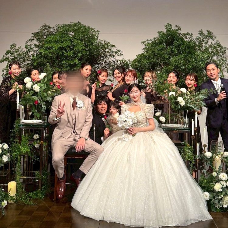 休井美郷さんの結婚式にバチェラーメンバーが集合