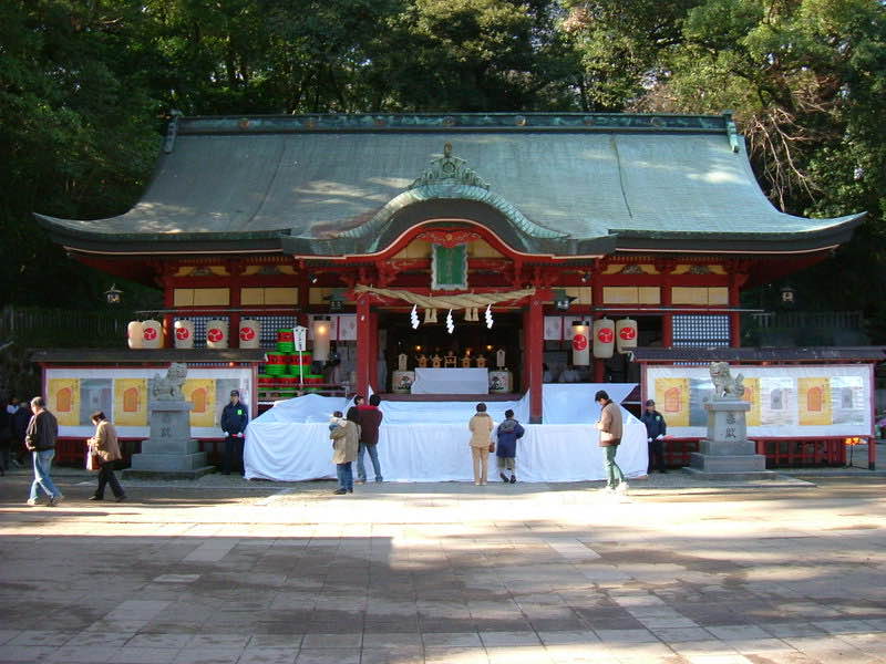 大分県の厄除け神社・八幡朝見神社の社殿