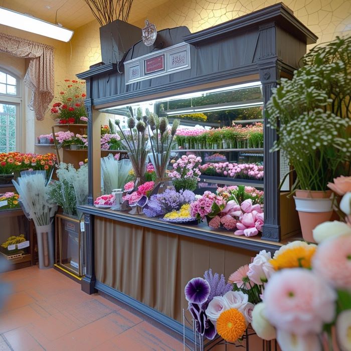 青森にあるおしゃれな花屋さんのイメージ