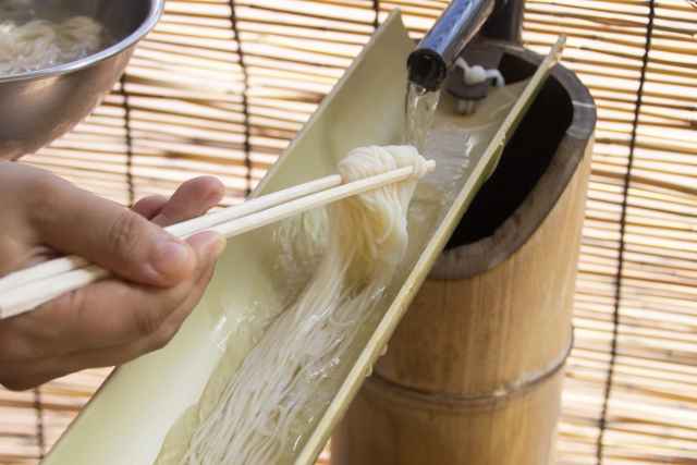 山口　流しそうめん