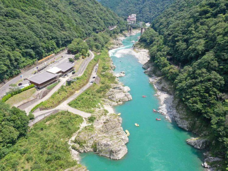 徳島県三好市 大歩危峡の風景