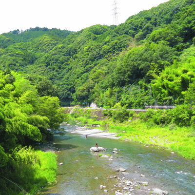 徳島 避暑地 穴吹川 川遊び